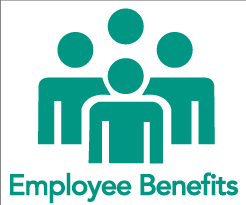 four figures and text employee benefits 