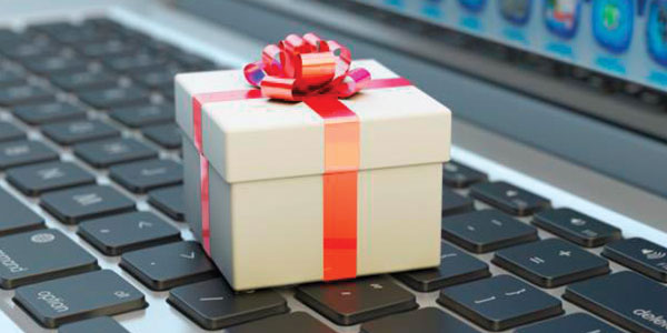 gift on keyboard 