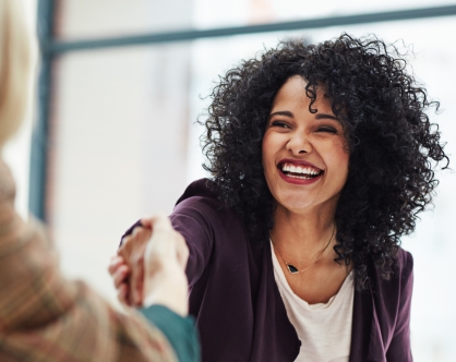 Woman Smiling