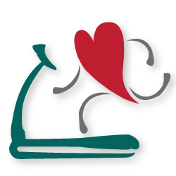 heart running on treadmill