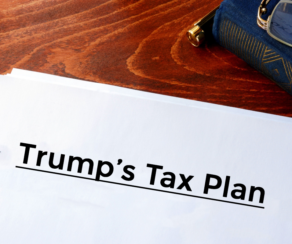 text on paper trump's tax plan