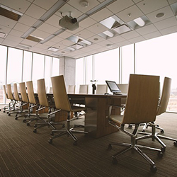 image of empty boardroom
