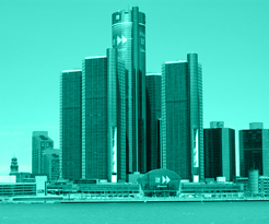 Detroit skyline 