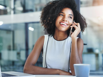 Woman on the Phone